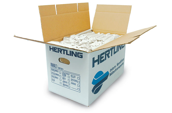 Umzugskarton gepackt