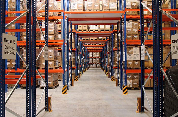 Aktenlagerung Hochregal Akten in Kartons in Frankfurt am Main