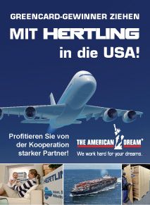 Greencard-Gewinner ziehen mit HERTLING in die USA